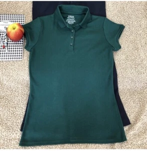IZOD School wear Green Polo Uniform Shirt - Picture 1 of 7