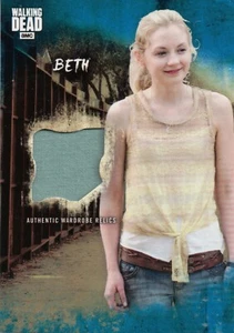 The Walking Dead Road To Alexandria, Beth Wardrobe Relic Card R-B #39/50 - Picture 1 of 2