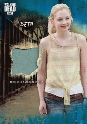 The Walking Dead Road To Alexandria, Beth Wardrobe Relic Card R-B #39/50 - Image 1 of 2