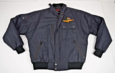 Chaqueta De Colección Servicio Deportivo Talla M/L Años 70 Negra Indianapolis Motor Speedway Logo Foto 1 de 4