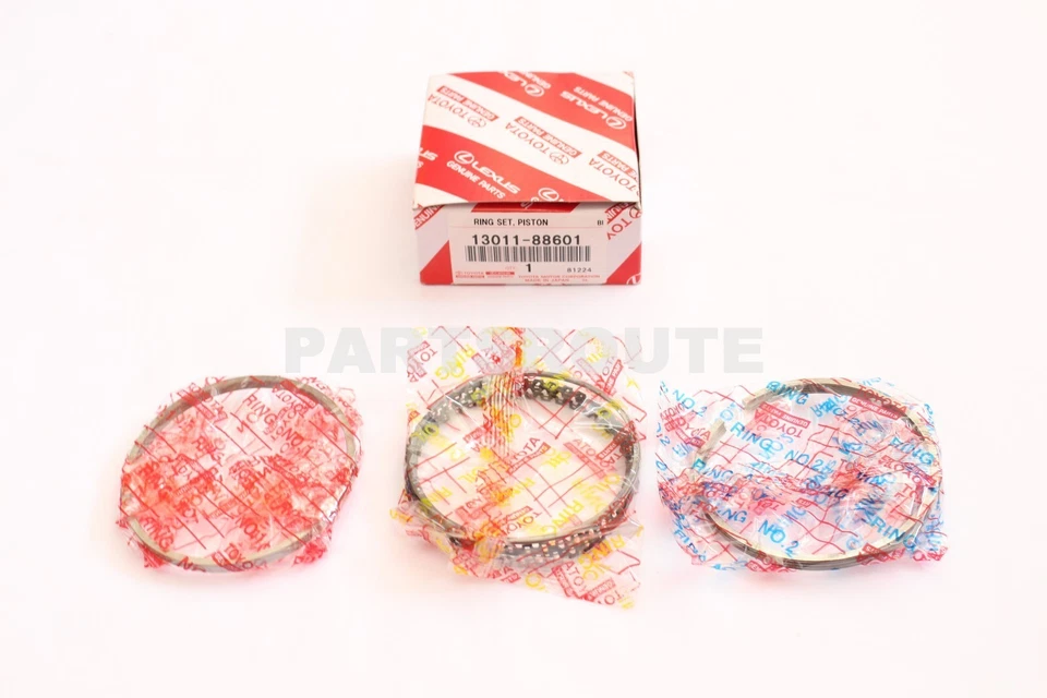 Juego de anillos de pistón originales Toyota Celica 00-05 Corolla Matrix OEM 1ZZ 2ZZ 3ZZ 4ZZ Foto 1 de 1