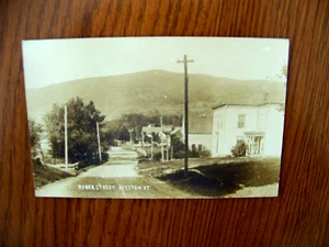 Weston Vermont VT RPPC Real Photo River Street View Homes - Picture 1 of 3