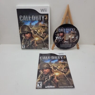 Call of Duty 3 (Nintendo Wii, 2006) Manual Included and Tested - Image 1 of 4
