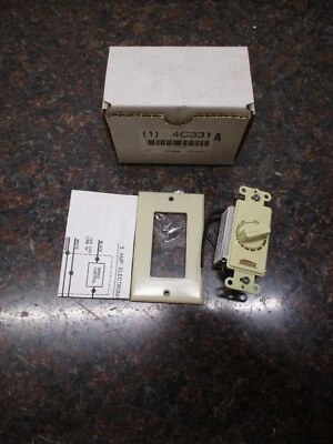 Broan 57V-B Ivory Electronic Variable Speed Control 3 Amp Capacity FREE SHIPPING - Image 1 of 3