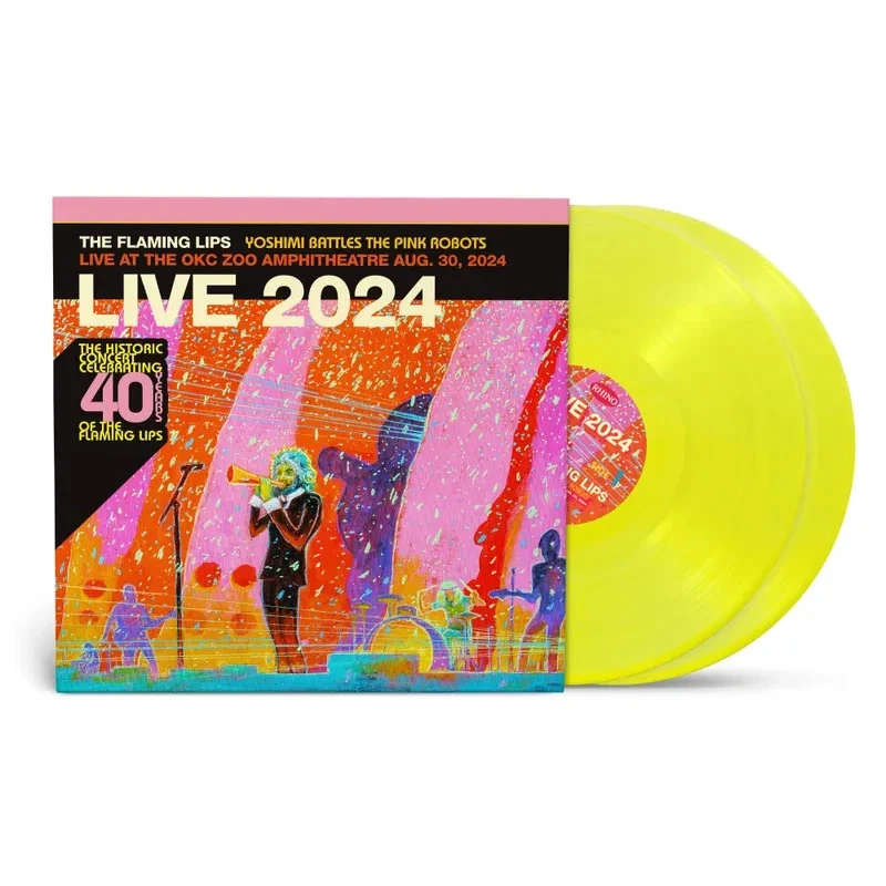 RSD BLACK FRIDAY 2025 FLAMING LIPS- YOSHIMI BATTLES THE PINK ROBOTS LIVE - Image 1 of 1