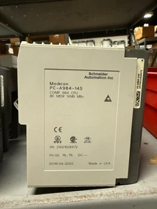 MODICON PC-A984-145 PROCESSOR MODULE 8 K MEMORY 10 K 256 I/O MODBUS WITH PORT - Imagen 1 de 1