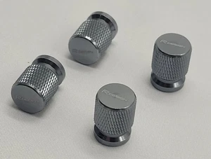 4Pc Titanium for Volvo RDesign Aluminum Car Tire Valve Caps Tire Valve Covers - Picture 1 of 4