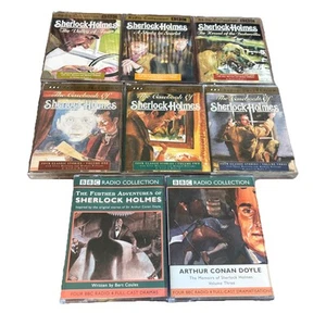 Sherlock Holmes Audio Book Cassette Tape Bundle X 8 BBC Double Tapes - Bild 1 von 10