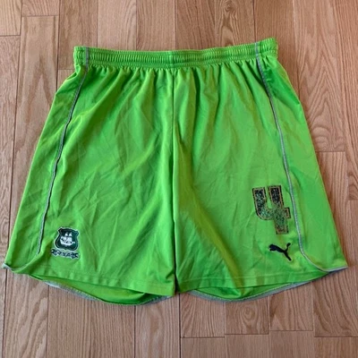 Pantalones Cortos de Fútbol Plymouth Argyle Puma Verde Neón #4 Para Hombres XL Foto 1 de 4