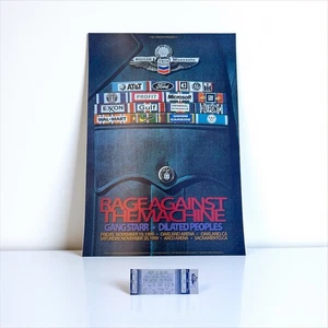 RAGE AGAINST THE MACHINE RATM OAKLAND 1999 DIALATED PEOPLES GANG STARR POSTER - Picture 1 of 3