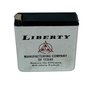 Liberty Manufacturing Company Texas Advertising Tape Measure 6 Ft Park USA VTG - Picture 1 of 12