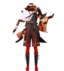 Genshin Impact Inazuma Kaedehara Kazuha Cosplay Costume Sands Satin C02035(XL) - Picture 1 of 7