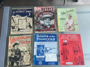 6 Vintage country Music Books - Sheet Music Gene Autry Eddy Arnold Yodeling - Picture 1 of 14