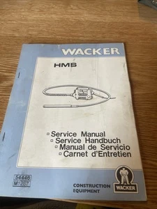 Wacker HMS Manual - Picture 1 of 1