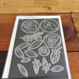 Juego de troqueles rosas enrolladas Altenew flores jardín - Imagen 1 de 5