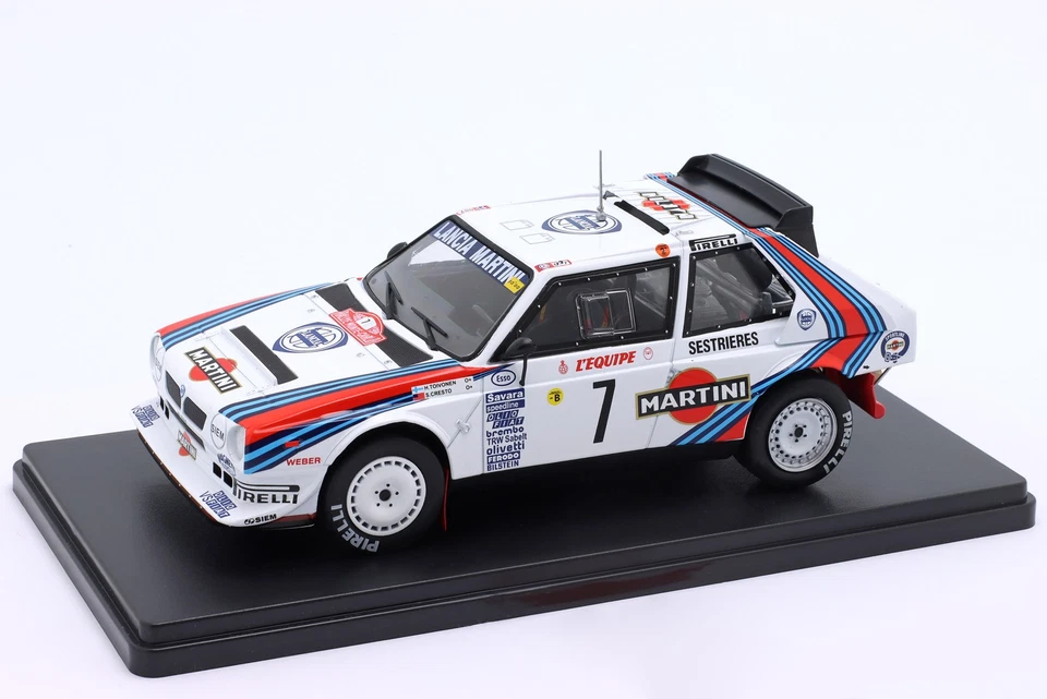 Lancia Delta S4 #7 Winner Rally Monte Carlo 1986 Toivonen, Cresto 1:24 Altaya - Image 1 of 1