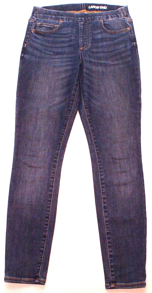 Jeans ajustados Lands End 5 bolsillos elásticos jegging, para mujer 4 (29X30) Foto 1 de 4