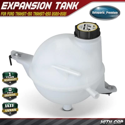 Engine Coolant Reservoir Tank w/ Cap for Ford Transit-150 Transit-250 2020-2021 - Image 1 of 4