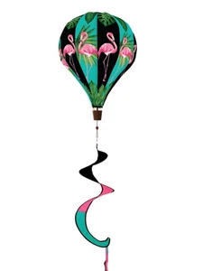 Briarwood Lane Flamingos Deluxe Heißluftballon Spinner - Bild 1 von 2