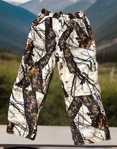 Wildfowler Outfitter Men’s XL Mossy Oak Camo Pants Elastic Waist Pockets Hunt 🦌 - Picture 1 of 10