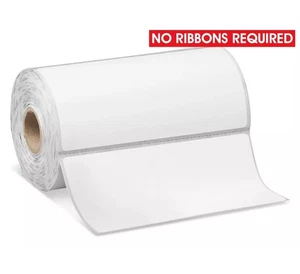 24 Rollen Mobiler Drucker Etiketten 300 Etiketten pro Rolle 4"X2" für Zebra S-13027W - Bild 1 von 3