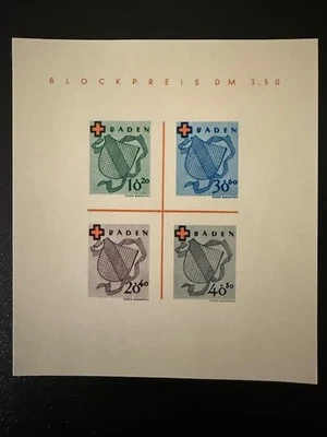 Germany Stamps.Sc.5NB4a.Block.MNH. - Image 1 of 2