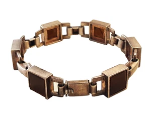 Design Armband - N. E. From Danmark - Tigerauge - Silber 925 - #35 - Bild 1 von 7