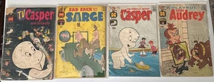 Harvey Comics - 4 Comic Lot Casper, Sarge, Little Audrey - niedrigere Qualität - Bild 1 von 5
