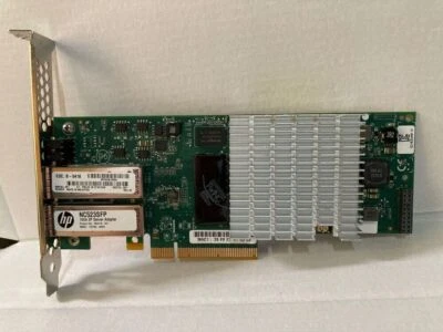HP NC523SFP Dual Port 10GbE 593717-B21 593742-001 593715-001 PCIe Server Adapter - Bild 1 von 4