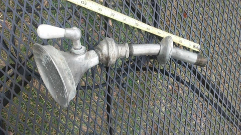 Antique Art Deco Shower Head Faucet Cover