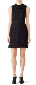 Tory Burch schwarz metallic Aria Tweed Kleid neu mit Etikett $ 398 - Größe 2 - Bild 1 von 9