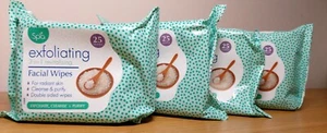 4x25 SPA Peeling Gesichtstücher 3in1 revitalisierende Reinigung reinigen strahlende Haut - Bild 1 von 4