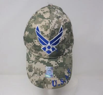 UNITED STATES AIR FORCE CAMO EMBROIDERED BASEBALL CAP - Image 1 of 2
