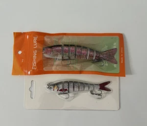 Fishing Lures-Jointed Segment Swimbaits-Bait Wobblers-Crankbait-Fishing Lure #16 - Picture 1 of 6