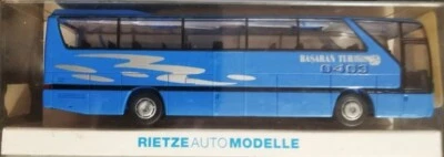 RIETZE 61254 Pullman 2 assi Mercedes Benz "BASARAN TUR" - scala H0 - Immagine 1 di 4