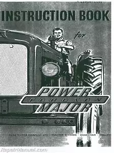 Fordson Power Major Operators Manual - Picture 1 of 1