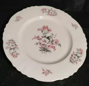 VINTAGE ABERDEEN CHINA OHIO MOOS ROSE 10 1/2 ZOLL ESSTELLER - Bild 1 von 6