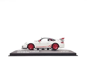 Minichamps 1:43 Porsche 911 GT3 RS 3.8 (997.2) in Carrara White / Red - Picture 1 of 9