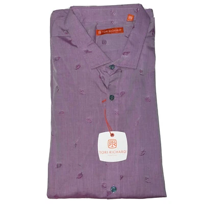 Tori Richard Men Long Sleeve Cotton Aloha Shirt Sea Shell Sz 2XL 1935 MC55 - Image 1 of 4