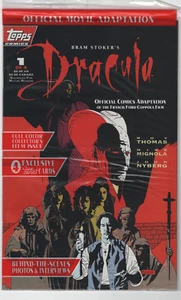 Dracula Bram Stokers #1 Mike Mignola Sealed Poly-Bag Topps Comics Horror Hellboy - Picture 1 of 2
