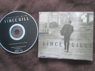 Vince Gill An Open-Ended Interview with Vince Gill MCA MCA3P3784 Promo CD Single Foto 1 de 3