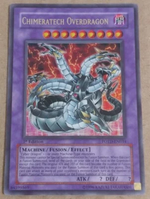 Chimeratech Overdragon (UTR) POTD-EN034 Power of the Duelist-1st Edition 1st... - Image 1 of 4