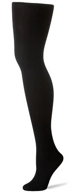 HUE ESF16242 Women's Luster Control Top Tights Black Size 1 - Image 1 of 3