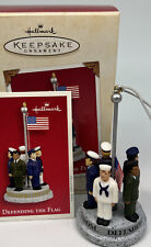Hallmark Keepsake Ornament Defending The Flag Armed Forces USA Christmas