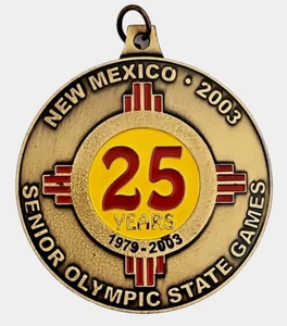 Vtg. New Mexico 2003 Senior Olympic State Games 25 Years Changing Lives Medal - Picture 1 of 5