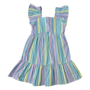 NWT Counting Daisies Girl's Smocked Tank Woven Dress W/Diaper Cover Blue 12M - Picture 1 of 1