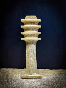 Ägyptischer Alabaster geschnitzte Osiris Djed Säule, Osiris Djed, Ägyptischer Osiris Djed - Bild 1 von 6