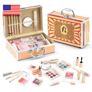 All in One Makeup Kit for Kids Ages 5-16, Beginners Makeup Set for Teens Non-Tox