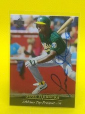 Jose Herrera 1994 UD Top Prospect #62 Oakland A's (PERSONAL AUTOGRAPH)