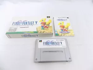 Boxed Nintendo Super Famicom Like New JPN Final Fantasy V - Picture 1 of 3